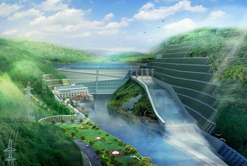 红岗老挝南塔河1号水电站项目